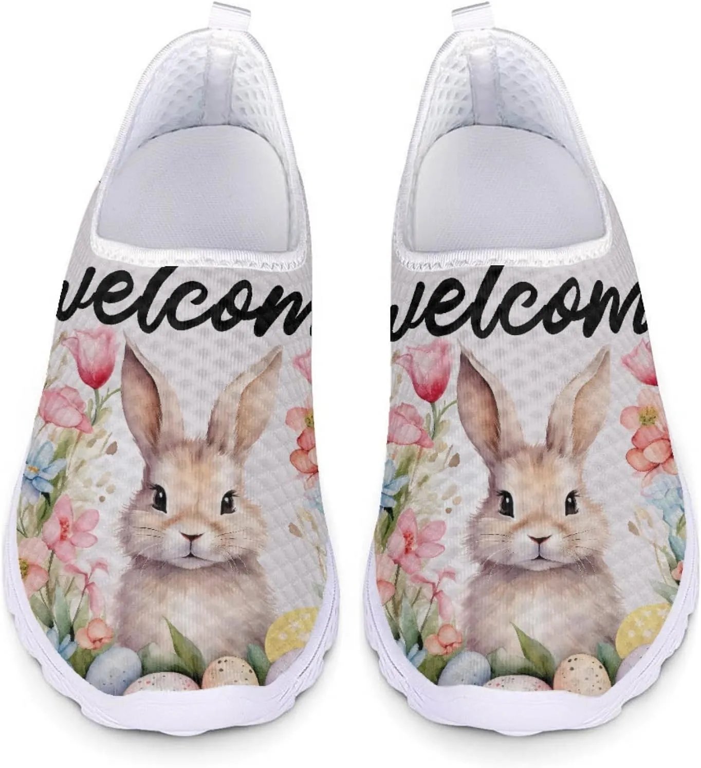 Women's Running Shoes Breathable Athletic Tennis Shoes Casual Lightweight Ladies Running Sneakers Slip On Flats Loafer
