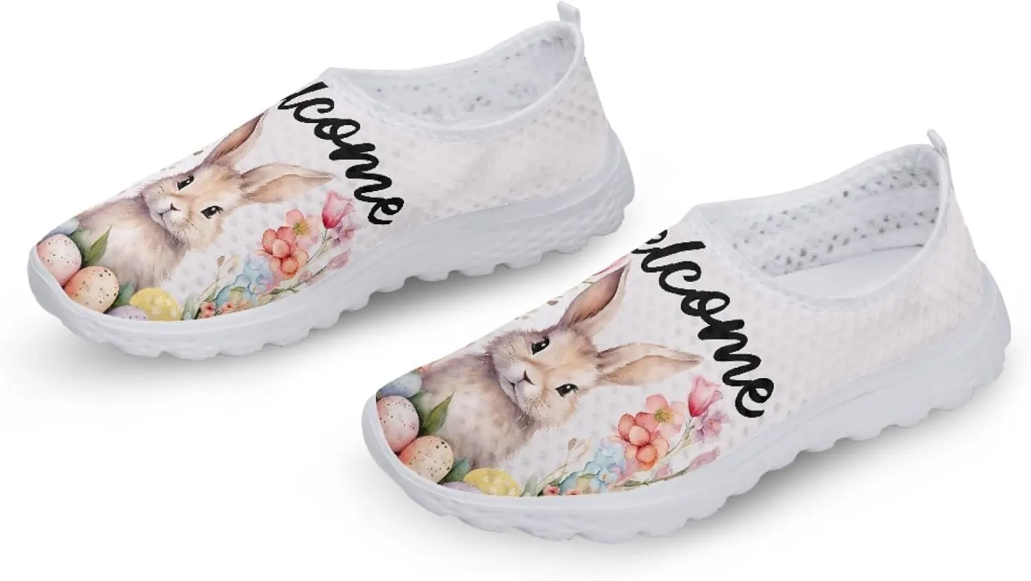 Women's Running Shoes Breathable Athletic Tennis Shoes Casual Lightweight Ladies Running Sneakers Slip On Flats Loafer
