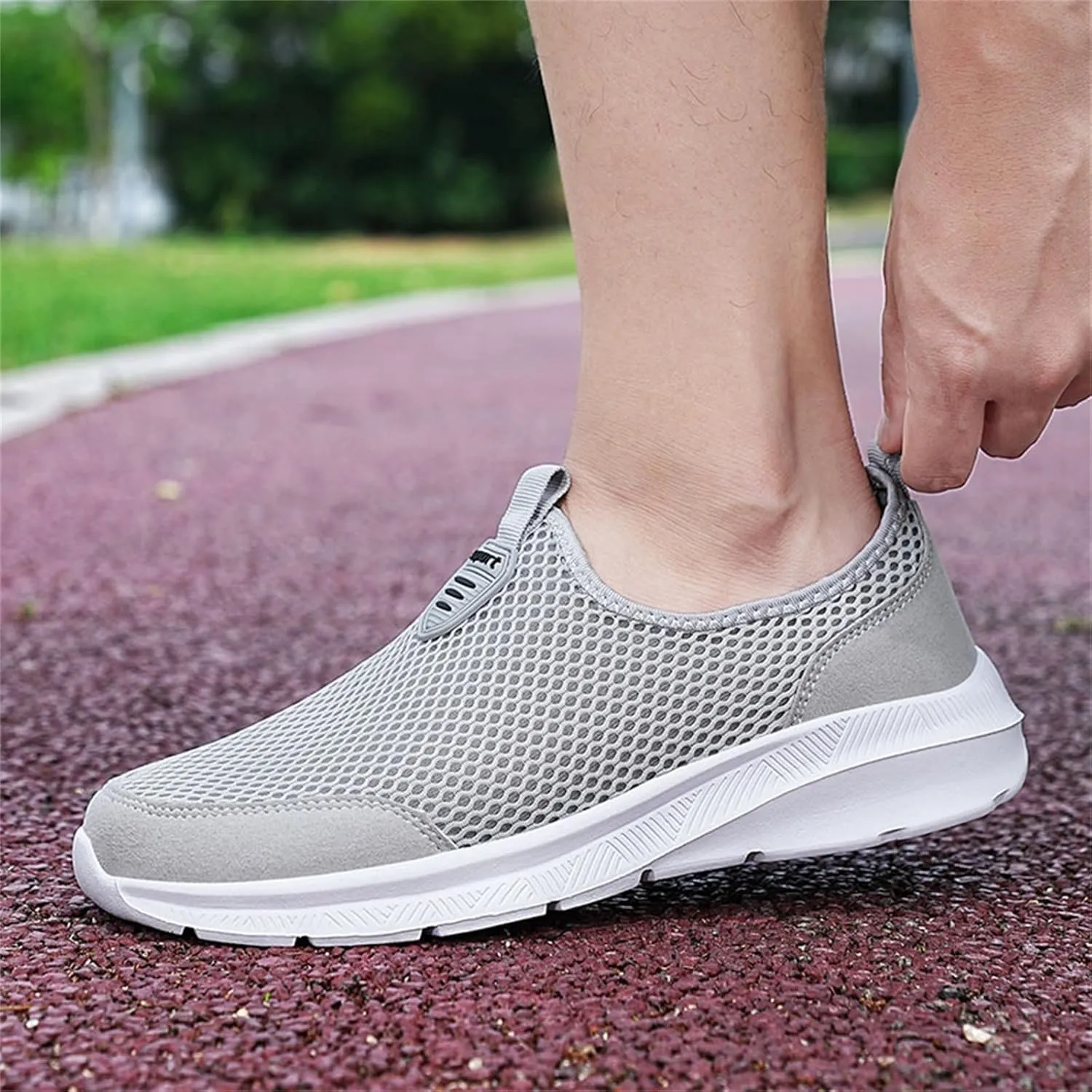 Womens Running Shoes Slip-on Walking Sneakers Running Shoes for Women Jogging Ladies Casual Shoes Brown Sneakers Black Tennis Shoe Loafers Casual Slip On