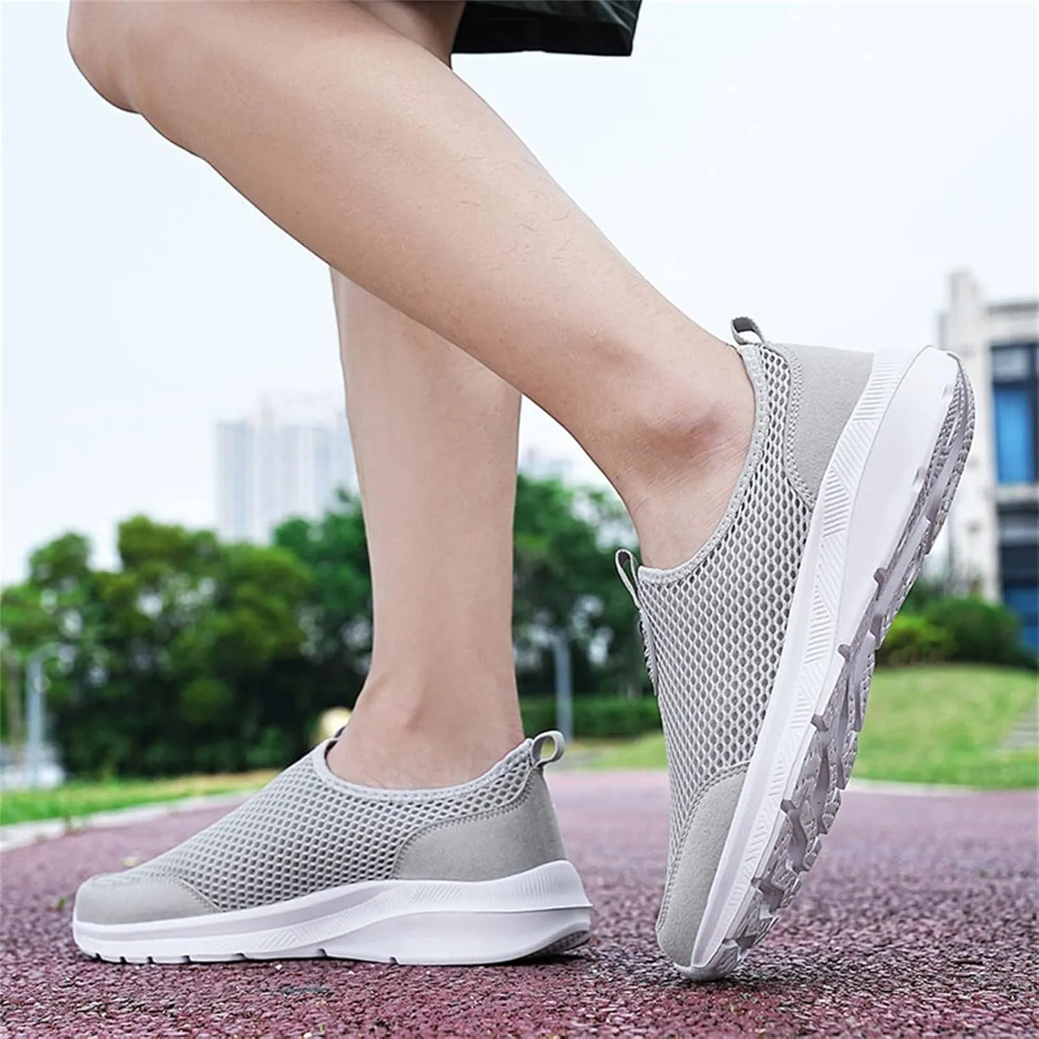 Womens Running Shoes Slip-on Walking Sneakers Running Shoes for Women Jogging Ladies Casual Shoes Brown Sneakers Black Tennis Shoe Loafers Casual Slip On