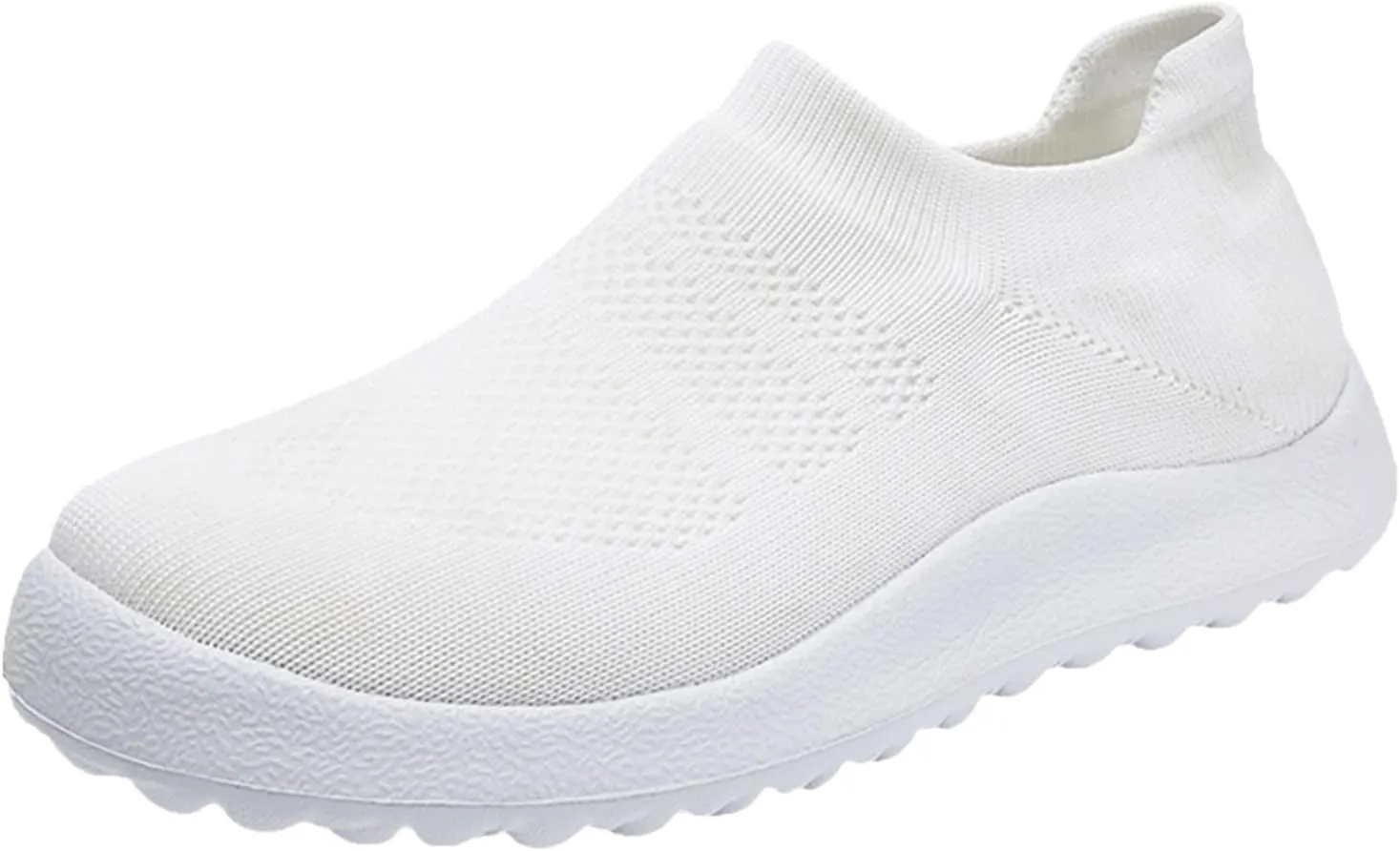 Women's Slip-on Shoes Wide Width Sneakers Hands Free Non Slip Work Shoes Women Walking Woman Shoes Casual White Sneakers Slip On Tennis Shoe Loafers Shoe