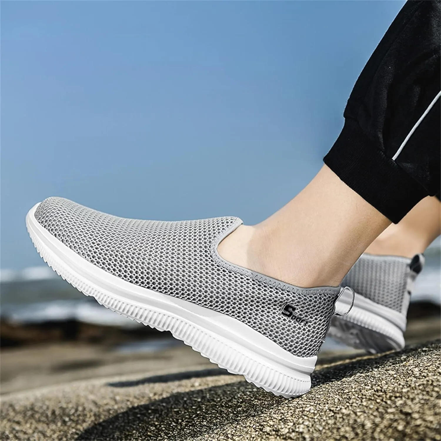 Women's Slip On Sneakers Casual Everyday Shoes Mens Casual Shoes Arch Support Men Casual Shoes Wedge Sneakers White Tennis Shoe Loafers Dress Shoe