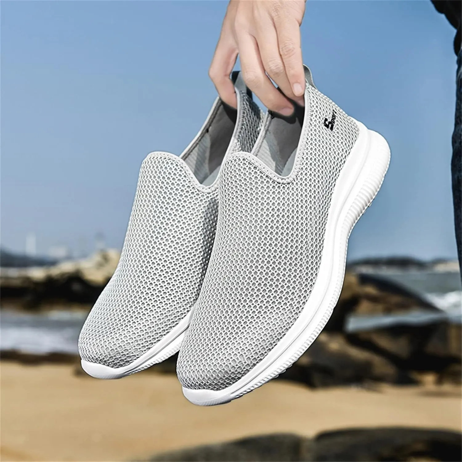 Women's Slip On Sneakers Casual Everyday Shoes Mens Casual Shoes Arch Support Men Casual Shoes Wedge Sneakers White Tennis Shoe Loafers Dress Shoe