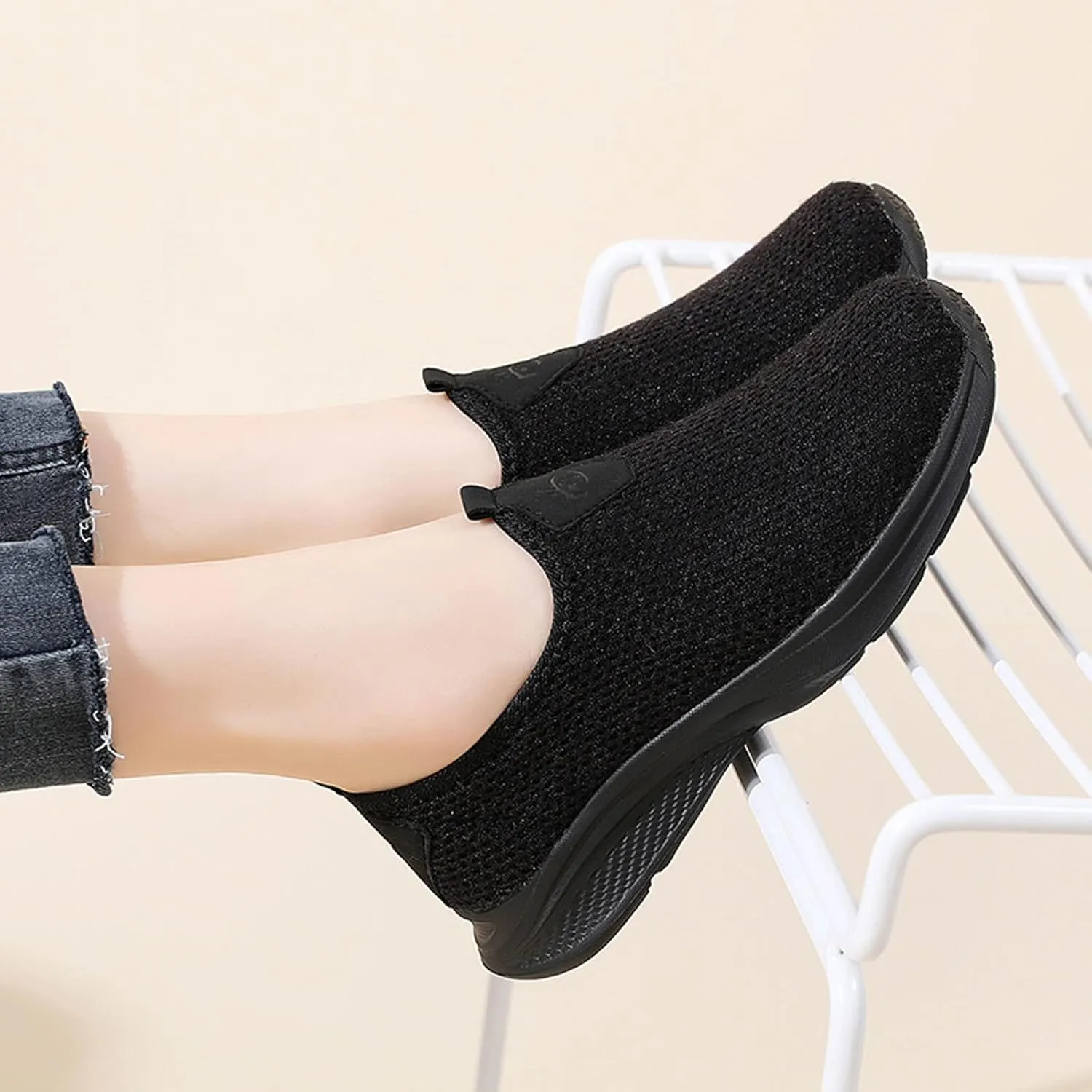 Women's Slip On Sneakers Casual Everyday Shoes Walking Shoes Women Comfort Casual Shoes for Fall Women Shoes Sneakers Steel Toe Tennis Shoe White Loafers