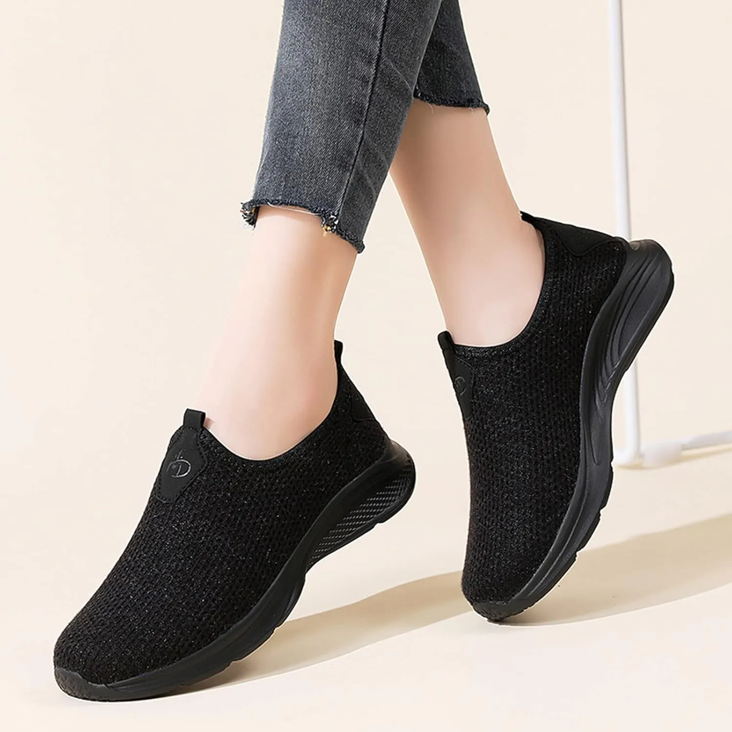 Women's Slip On Sneakers Casual Everyday Shoes Walking Shoes Women Comfort Casual Shoes for Fall Women Shoes Sneakers Steel Toe Tennis Shoe White Loafers