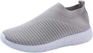 Womens Slip On Walking Shoes Non Slip Running Shoes Non Slip Work Shoes Women Comfort Men Shoes Casual Slip On Sneakers Red Tennis Shoe Loafers Casual Slip On