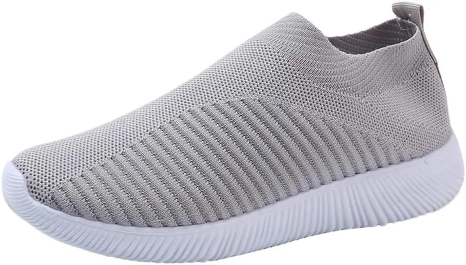 Womens Slip On Walking Shoes Non Slip Running Shoes Non Slip Work Shoes Women Comfort Men Shoes Casual Slip On Sneakers Red Tennis Shoe Loafers Casual Slip On
