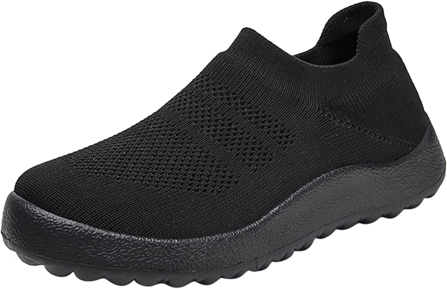 Womens Sneakers 7.5 Wide Width Non Slip Work Shoes Women Black and White Black Tennis Shoes for Women Non Slip Women Black Sneakers Size 7.5 Athletic Shoes Women Size 6.5