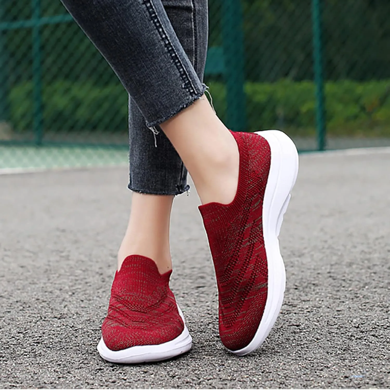 Women's Sneakers in White in Wide Width Zapatos De Tacones para Mujer Elegantes Bajitos Y Comodos Black Gym Shoes Women Slip Ons Womens Walking Shoes Slip On Women Walking Shoes Wide Feet