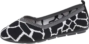 Womens Stretch Flats Casual Lightweight & Breathable Slip on Cute Loafer Slip on Walking Driving Shoes