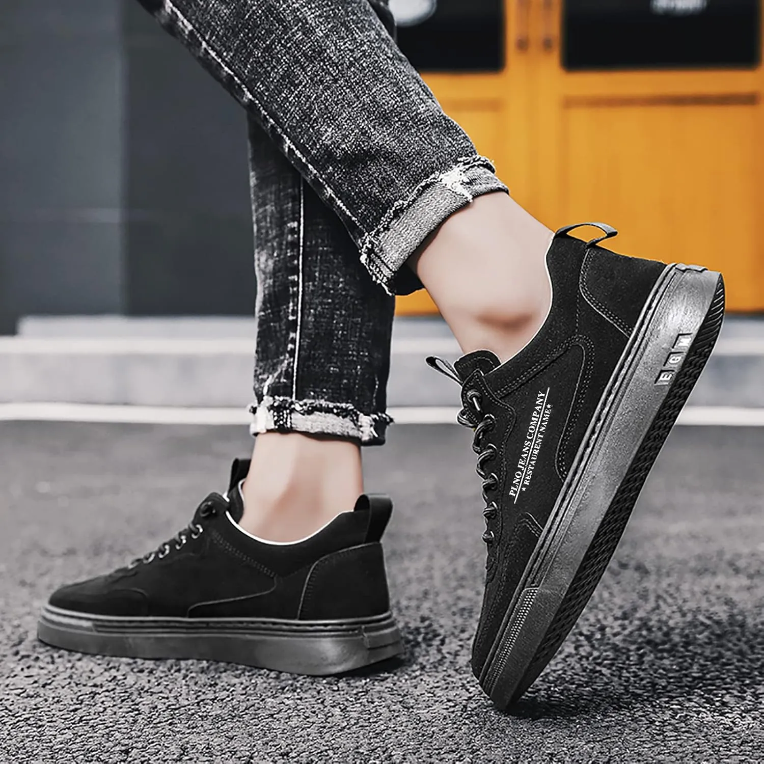 Workout Athletic Sport Shoes for Men Breathable Mesh Comfortable Tennis Shoe Men's Lightweight Cushion Sneakers