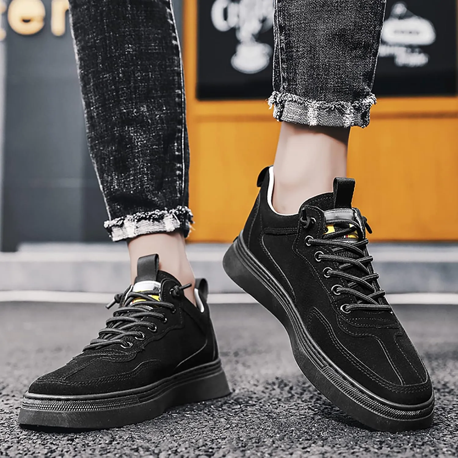 Workout Athletic Sport Shoes for Men Breathable Mesh Comfortable Tennis Shoe Men's Lightweight Cushion Sneakers