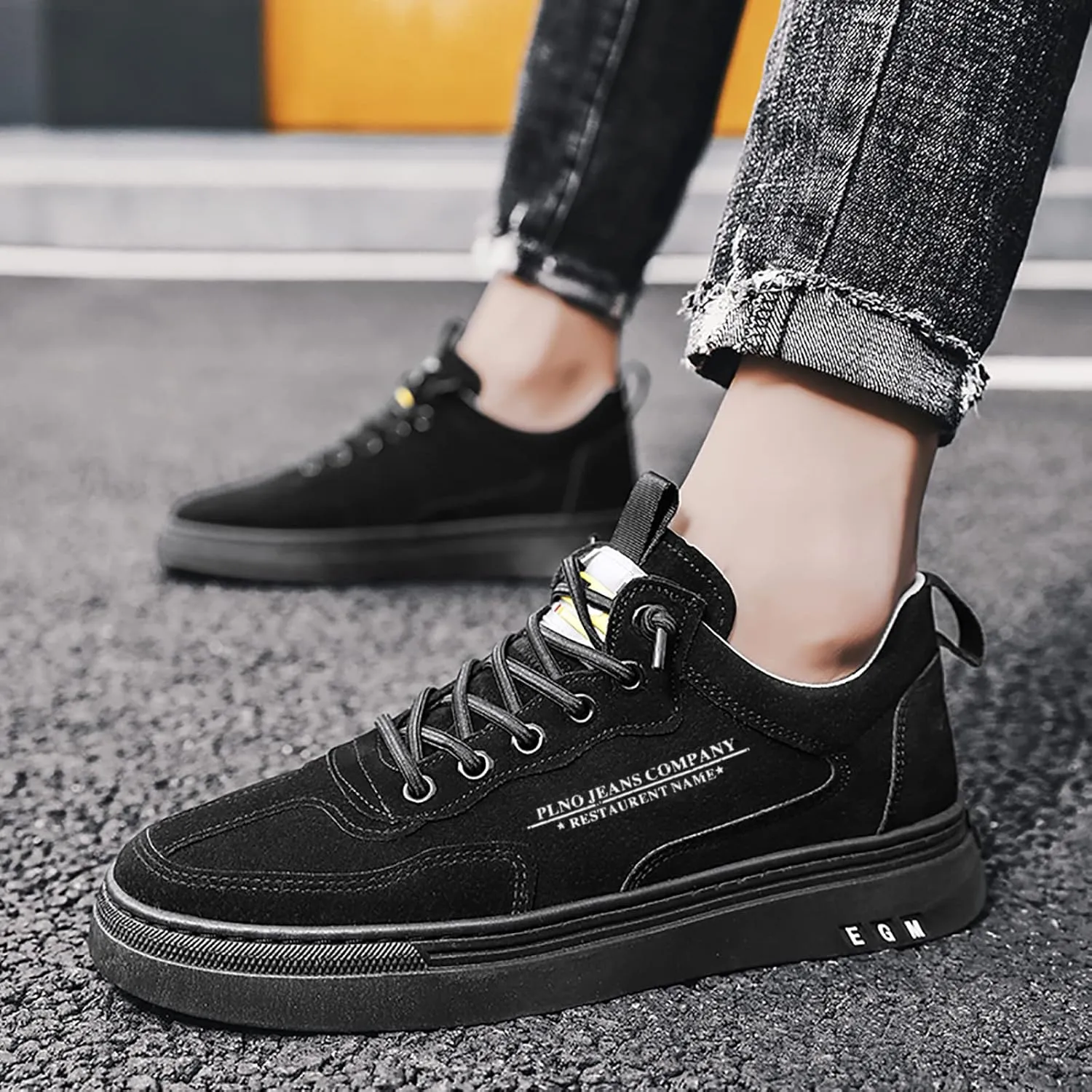 Workout Athletic Sport Shoes for Men Breathable Mesh Comfortable Tennis Shoe Men's Lightweight Cushion Sneakers